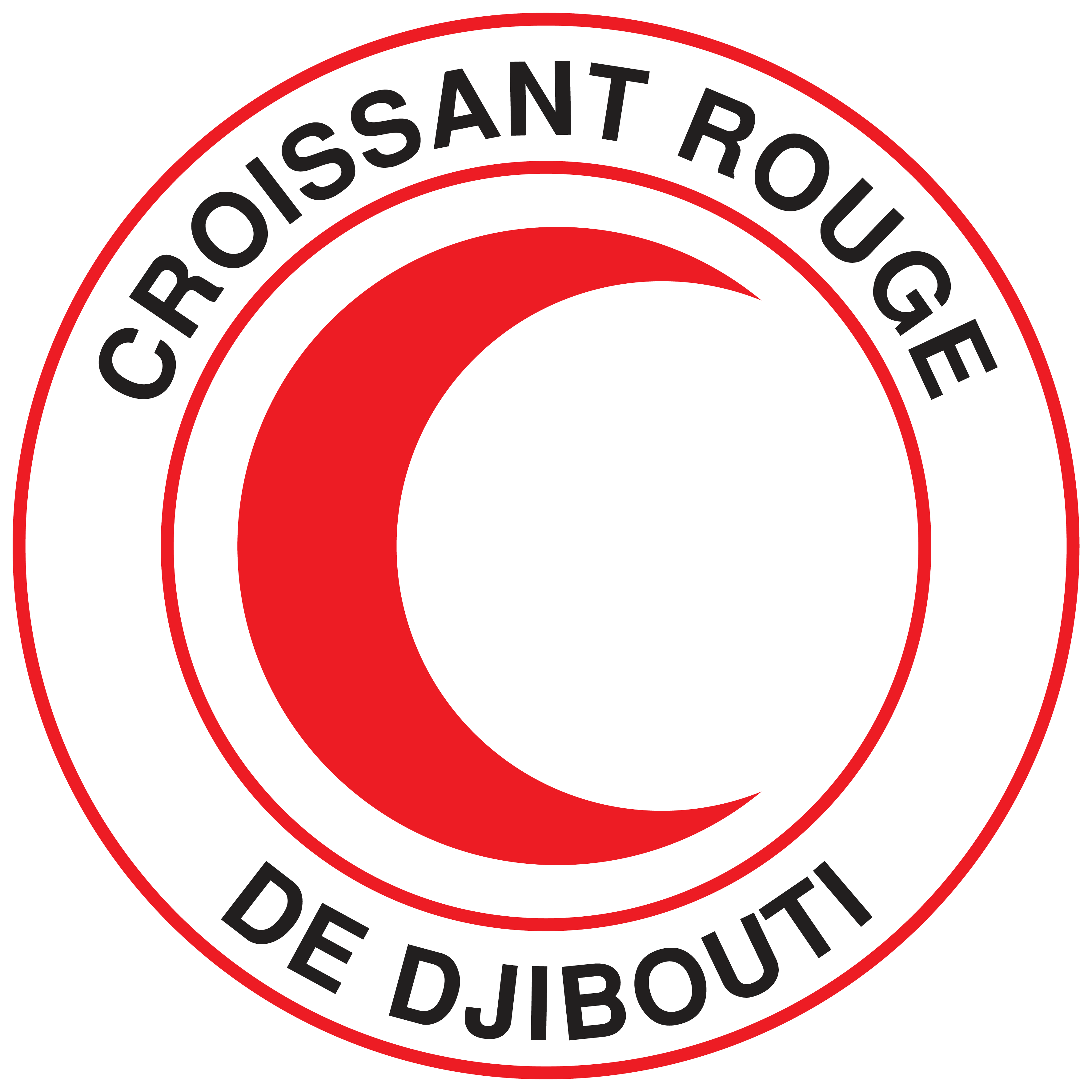 Logo du Croissant Rouge de Djibouti